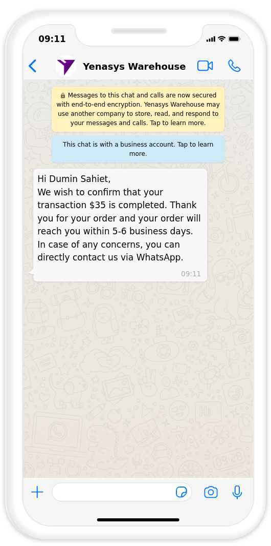 WhatsApp Notifications